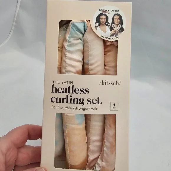 Kitsch Satin Heatless Curling Set! NWOT! - Picture 1 of 5